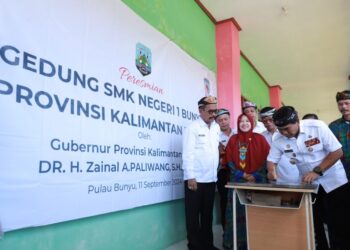 Resmikan Gedung SMKN 1 Bunyu, Wujud Komitmen Pemprov Kaltara Pada Dunia Pendidikan