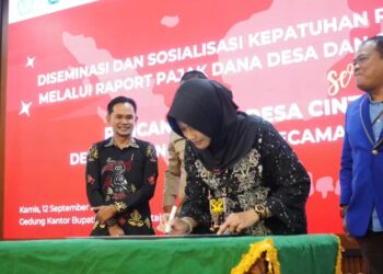 Diseminasi dan Sosialisasi Pengawasan Kepatuhan Pembayaran Pajak atas Dana Desa melalui Raport Pajak Dana Desa Diselenggarakan di Nunukan