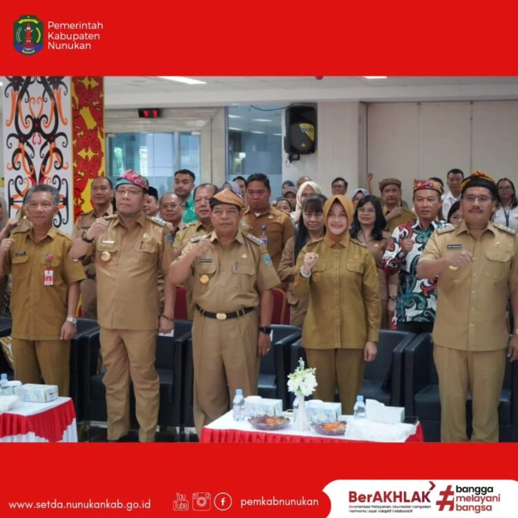 Bupati Nunukan Hadiri Forum Dialog Dan Penandatanganan Komitmen Percepatan Pencapaian SBS Di Provinsi Kalimantan Utara Tahun 2024
