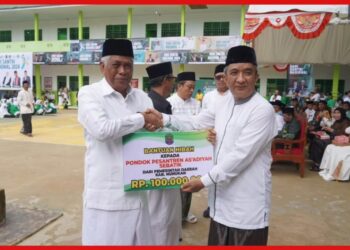 Peringatan Hari Santri Nasional Tahun 2024 Dilaksanakan di Perbatasan di Pulau Sebatik