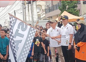 KPU Nunukan Gelar Jalan Sehat Dalam Rangka Menuju Pilkada Serentak 2024