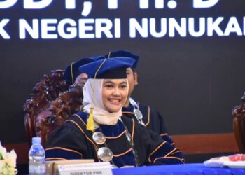 Bupati Laura Hadiri Sidang Senat Terbuka Wisuda Politeknik Negeri Nunukan Tahun 2024