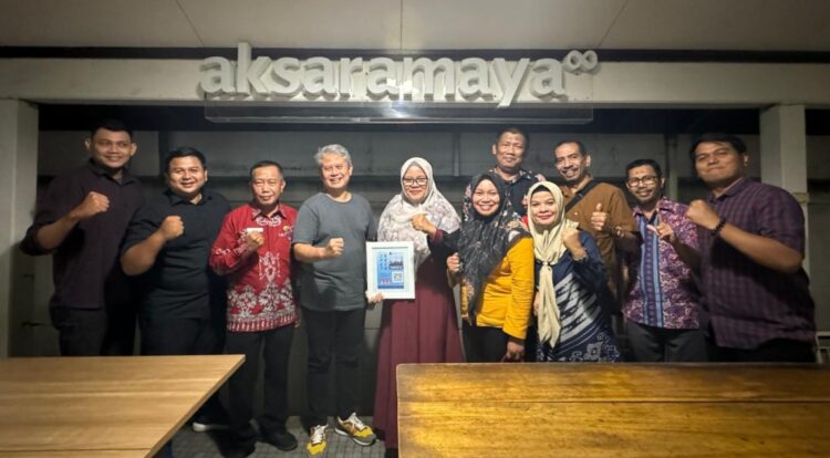 Dinas Perpustakaan Bersama Diskominfo Nunukan Koordinasi ke Aksaramaya