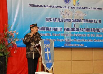 Dies Natalis ke 11 GMKI Tarakan, Perkuat Tali Silaturahmi Mahasiswa Kristen