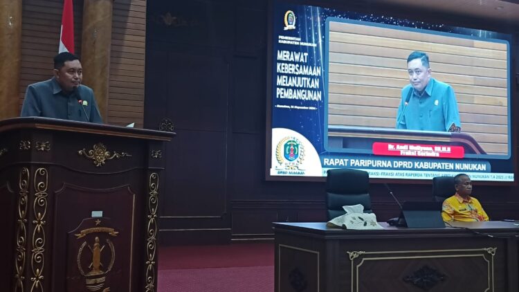 Pemandangan Umum Fraksi Partai Gerakan Indonesia Raya Terhadap Penyampaian Nota Keuangan RAPBD Kabupaten Nunukan TA 2025