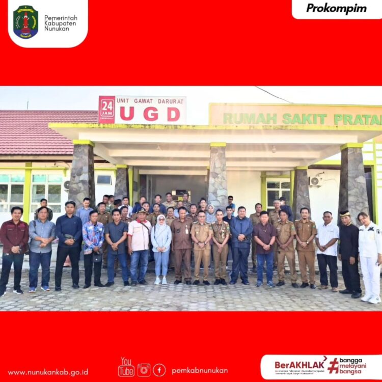 Wabup Nunukan Lakukan Kunjungan Kerja Dalam Rangka Peninjauan Rumah Sakit Pratama Sebuku Desa Pembeliangan