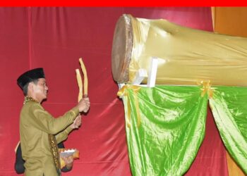 Bupati Nunukan Membuka Secara Resmi MTQ XX Tingkat Kabupaten Nunukan Tahun 2025 di Kecamatan Sembakung