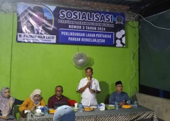 H. Firman Haji Latif Sosialisaikan Perda Nomor 3 Tahun 2024, Payung Hukum Nunukan Lumbung Pangan Berkelanjutan
