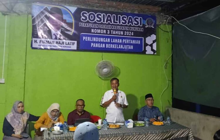 H. Firman Haji Latif Sosialisaikan Perda Nomor 3 Tahun 2024, Payung Hukum Nunukan Lumbung Pangan Berkelanjutan