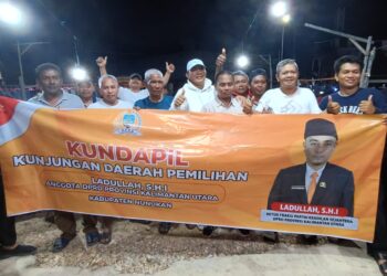 H. Ladullah SHi, Terima Aspirasi Masyarakat di Porsas Nunukan