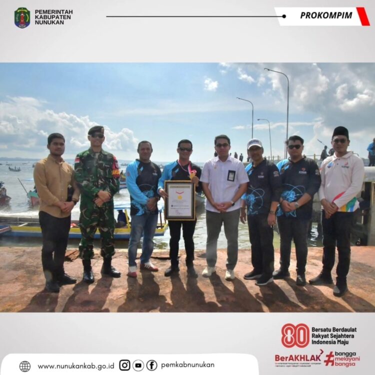 Lomba Mancing Bupati CUP Tahun 2025 Rangkaian HUT Kabupaten Nunukan ke 26 Pecahkan Rekor MURI