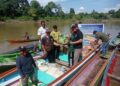 Wakil Bupati Nunukan Launching Perdana SOA Barang Untuk Sungai di Wilayah Lumbis