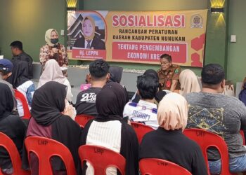 Ranperda Tentang Pengembangan Ekonomi Kreatif Disosialisasikan Hj. Rahma Leppa