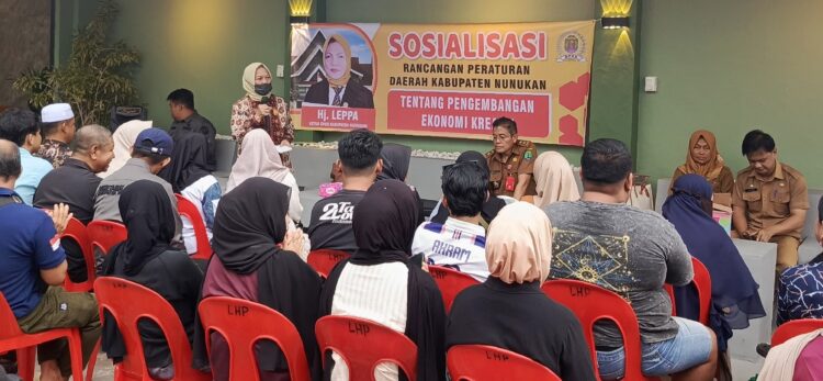 Ranperda Tentang Pengembangan Ekonomi Kreatif Disosialisasikan Hj. Rahma Leppa
