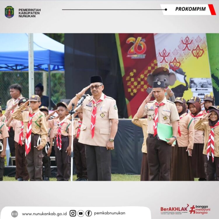 Pesta Siaga Pramuka Se-Pulau Sebatik Diikuti Ratusan Peserta