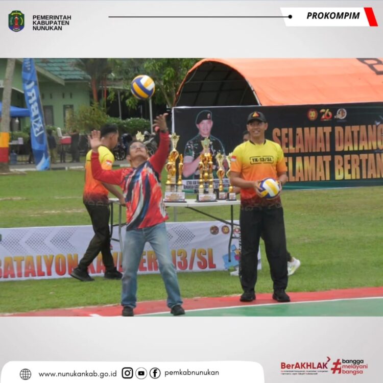 Open Turnamen Bola Voli Lembuswana Cup Resmi Dibuka.