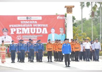 KNPI Nunukan Gelar Upacara Peringatan Hari Sumpah Pemuda Ke – 97 Tahun 2025