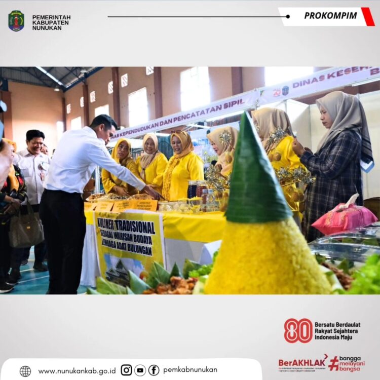 Aneka Makanan Nusantara Tersaji di Festival Kuliner Tradisional HUT Kabupaten Nunukan ke 26
