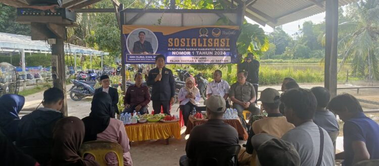 Andi Fajrul Syam SH, Sosialisasikan Perda No 1 Tahun 2024 Tentang Pajak Daerah dan Retribusi Daerah
