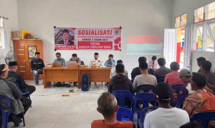 Andi Yakub, Sosialisasikan Perda Kawasan Tanpa Asap Rokok di Sebatik