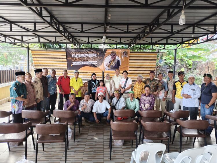 Gelar Sosper Kawasan Tanpa Rokok, H. Syafrudin, SH Himbau Mewujudkan Kualitas Udara Yang Sehat Dan Bersih, Bebas Dari Asap Rokok