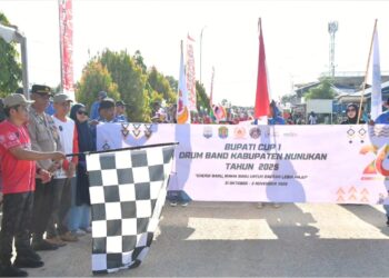 Lomba Karnaval Kendaraan Hias dan Parade Street Drum Band Meriahkan Rangkaian HUT Kabupaten Nunukan Ke 26