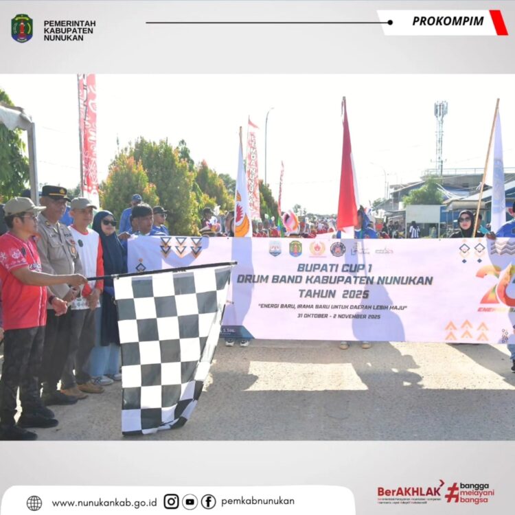 Lomba Karnaval Kendaraan Hias dan Parade Street Drum Band Meriahkan Rangkaian HUT Kabupaten Nunukan Ke 26