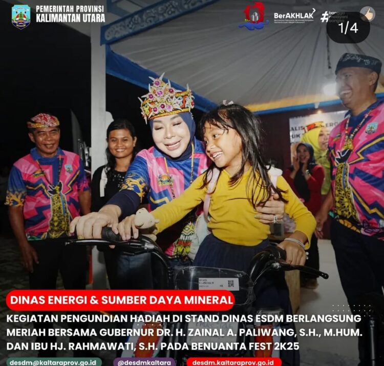 Menunggu Momen Pengundian, Suasana Hangat, Riuh, dan Gembira di Stand Dinss ESDM Kaltara