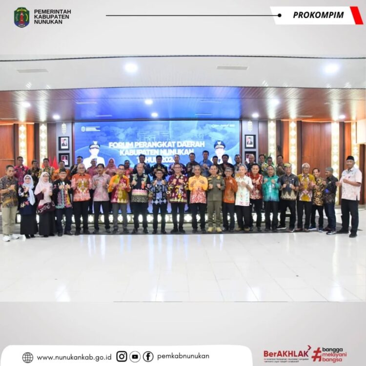 Wakil Bupati Nunukan Membuka Forum Perangkat Daerah Pemerintah Kabupaten Nunukan