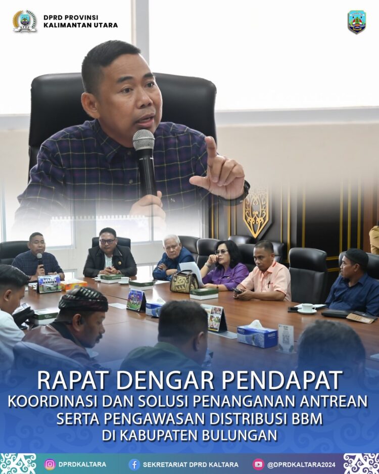 DPRD Kaltara Gelar RDP Terkait Antrean Panjang Pengisian BBM di Bulungan
