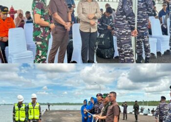 Wakil Ketua DPRD, H. Muddain, ST., Hadiri Kegiatan Pelepasan Mudik Gratis