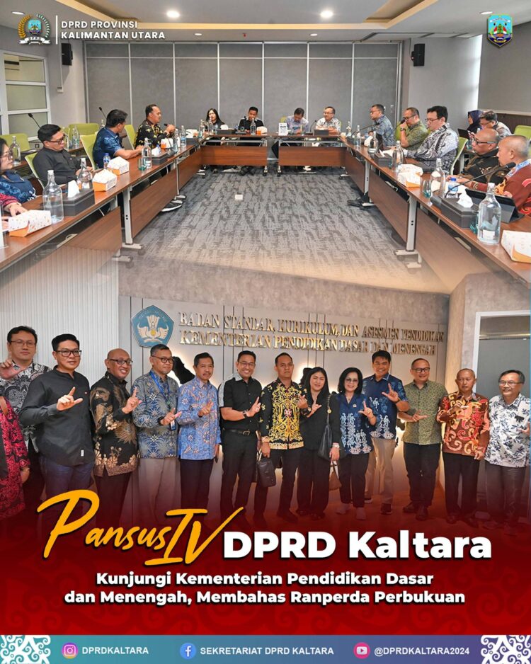 DPRD Provinsi Kalimantan Utara Matangkan Ranperda Pengembangan Perbukuan dan Budaya Literasi