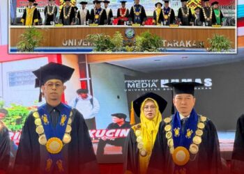 Hadiri Kegiatan Sidang Terbuka Senat Dalam Rangka Pengukuhan Guru Besar Di Lingkungan Universitas Borneo Tarakan, Ini Yang Disampaikan Ketua DPRD Kaltara