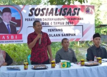 Hasbi, Ajak Warga Nunukan Selatan Jaga Lingkungan