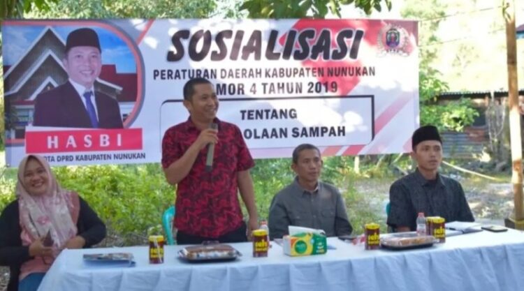 Hasbi, Ajak Warga Nunukan Selatan Jaga Lingkungan