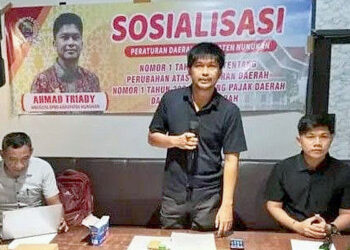 Ahmad Triady Sosialisasikan Perda Pajak Daerah dan Retribusi Daerah