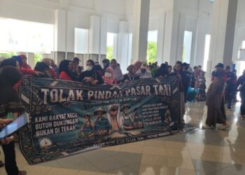 Gedung DPRD Nunukan Disambangi Pedagang Pasar Tani Alun-Alun
