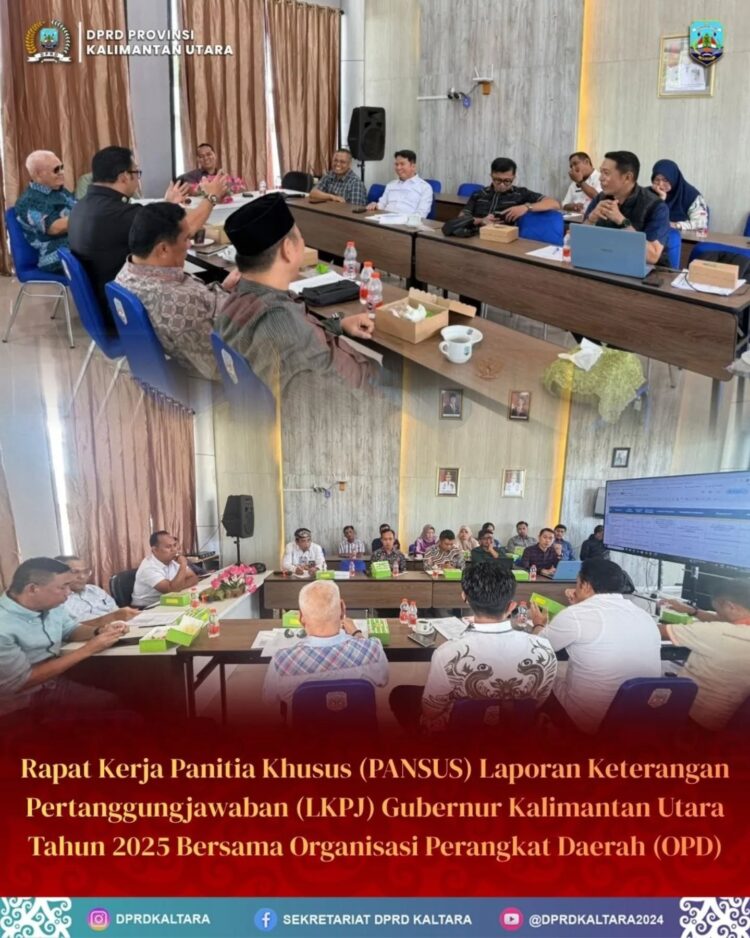 Pansus LKPJ DPRD Kaltara Tahun 2025, Mulai Susun Rekomendasi