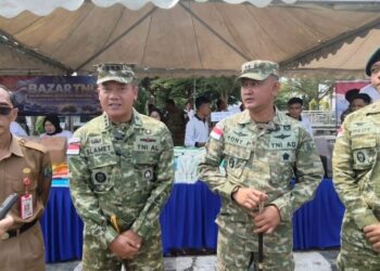 Bazar Murah Menjadi Ruang Kolaborasi Antara TNI dan Pemerintah Kabupaten Nunukan
