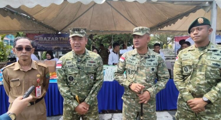 Bazar Murah Menjadi Ruang Kolaborasi Antara TNI dan Pemerintah Kabupaten Nunukan