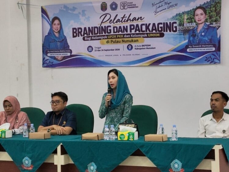 Perkuat Daya Saing UMKM, TP PKK Nunukan Gelar Pelatihan Branding dan Packaging
