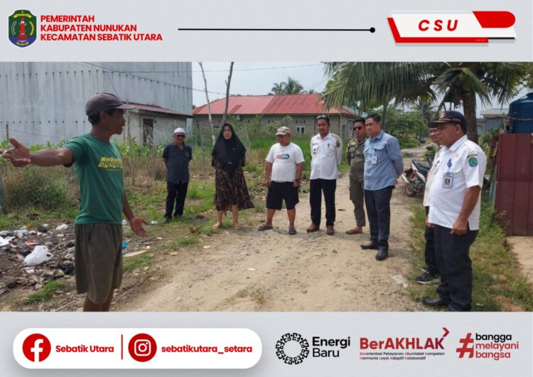 Camat Sebatik Utara Temui Warga Terdampak OBP, Bahas Kejelasan Pembayaran Ganti Rugi Lahan