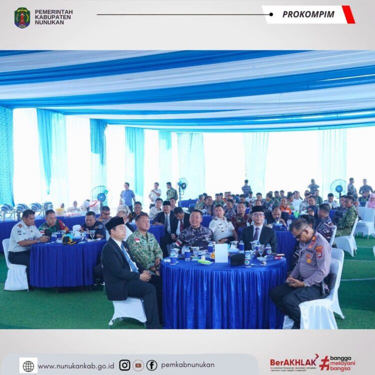 Pj. Sekda Nunukan Hadiri Peringatan HUT ke-81 TNI AL di Mako Lanal Nunukan, Tegaskan Komitmen Sinergi Perbatasan
