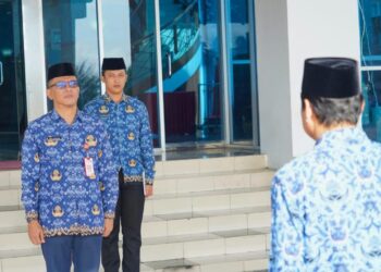 Dari Jaga Integritas Hingga Jaga Akuntabilitas, Sekretariis Daerah Kab Nunukan Ingatkan ASN 4 Hal Ini dalam Apel Gabungan KORPRI