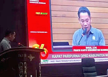 Fraksi KKN DPRD Nunukan Minta Pemerataan Pembangunan Infrastruktur dan Peningkatan PAD dalam Pandangannya Tergadap Perubahan APBD 2026