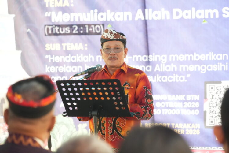 Pesta Gotilon HKBP Tarakan, Wagub Ajak Semangat Berbagi dan Melayani