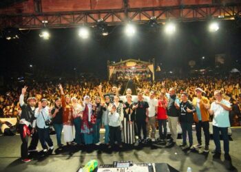 Hujan Angin, Silet Open Up Tetap Membuat Masyarakat Nunukan Tabola Bale