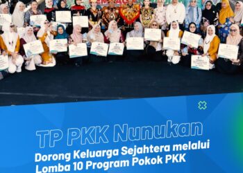 TP PKK Nunukan Dorong Keluarga Sejahtera melalui Lomba 10 Program Pokok PKK