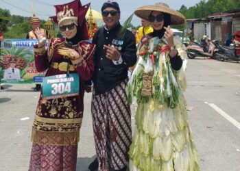 DKPP Nunukan Promosikan Potensi Pertanian Lewat Busana Hasil Bumi, Raih Juara III Pawai Budaya