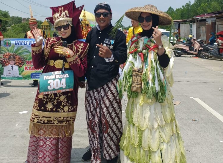 DKPP Nunukan Promosikan Potensi Pertanian Lewat Busana Hasil Bumi, Raih Juara III Pawai Budaya